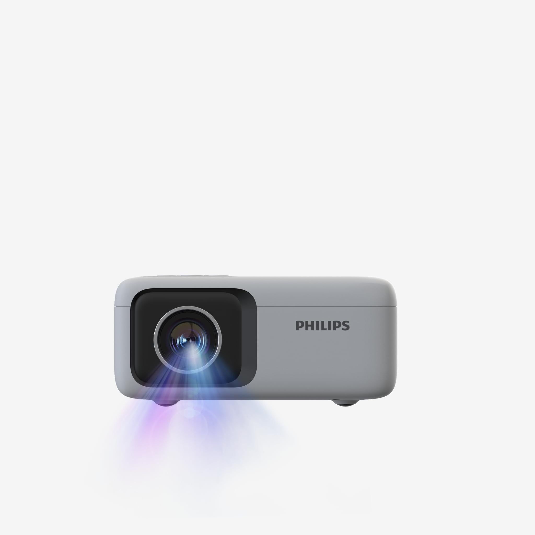 Philips NeoPix 106, proiettore portatile LCD LED, 720p, 100 ANSI lumen, schermo fino a 50", USB-C, HDMI, correzione Keystone automatica, Bianco