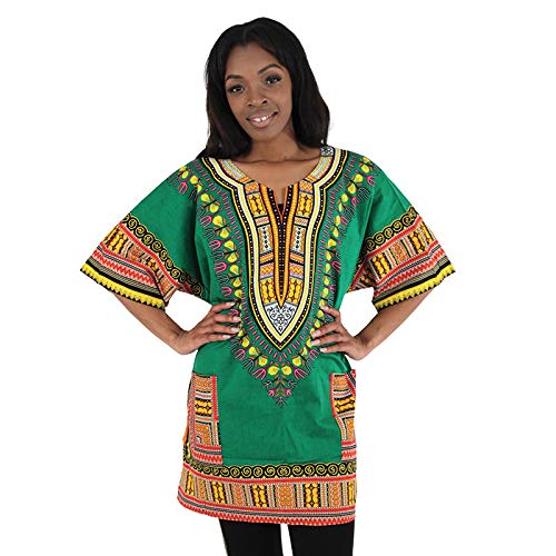 Camicia/Top/Camicetta con stampa africana, unisex