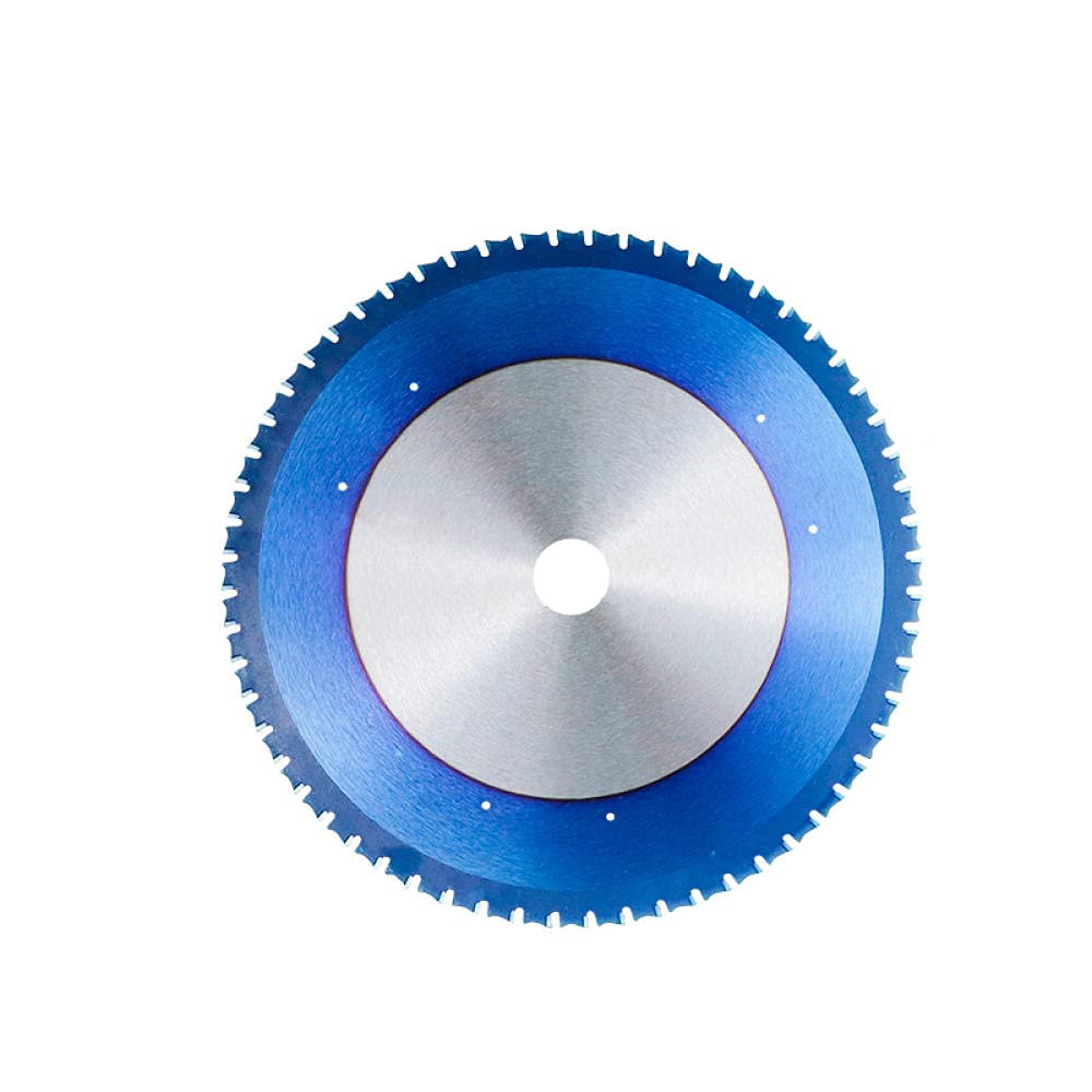 Hoja de corte de metal 180-355mm Hoja de sierra circular Nano Cuadro recubierto de carburo recubierto de carburo para aluminio Disco de corte de acero de hierro-305x2.4x25.4x80T