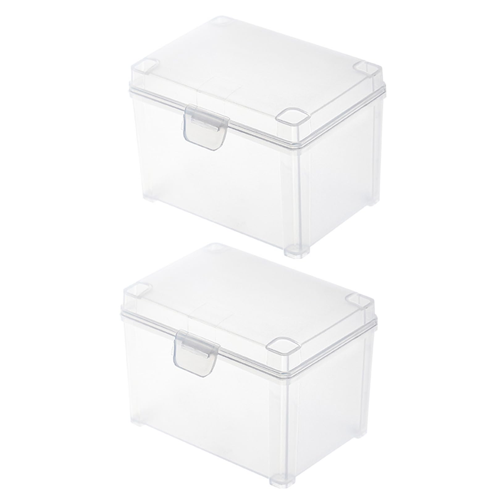 Msioytog Clear Storage Container Box for Game Card Playing Case Trading Small Playing Clear Cards Protective Case