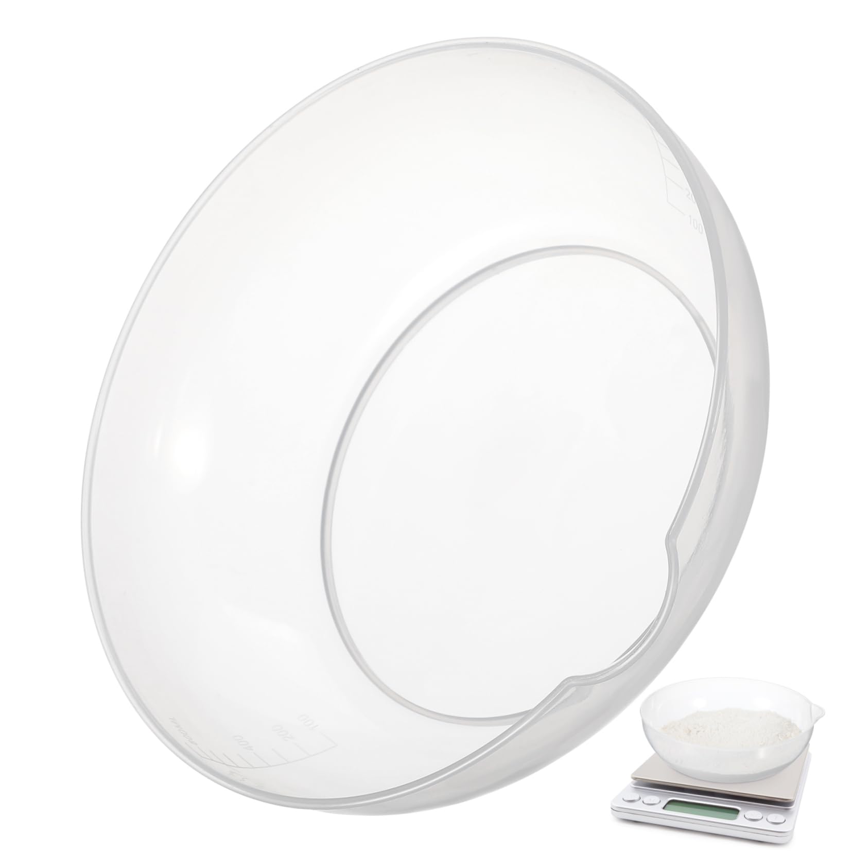 Bilancia da Cucina Accessori Ciotola per Bilancia In Plastica Robusto Grande Vassoio per Pesi Precisi Piccoli Alimenti Riutilizzabile Per Bilance Digitali