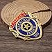 Raccoon Police Metal Badge Pin Costume Merch for Resident Leon Cosplay - Halloween Costume Party Prop Accessories Women Men Jewelry Gift, (Officer)