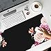 iLeadon Large GamingNon-Slip Rubber Base Computer Premium-Textured & Waterproof Mouse Pad for Desk, 35.1 x 15.75-inch 2.5mm Thick, Peony Flower