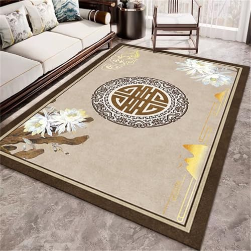 Tapis de salon antidérapant résistant à l'usure pour protéger le sol et bébé 120X160CM
