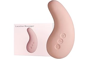 Warming Lactation Massager 2-in-1: Ease Pumping Pains and Enhance Milk Flow