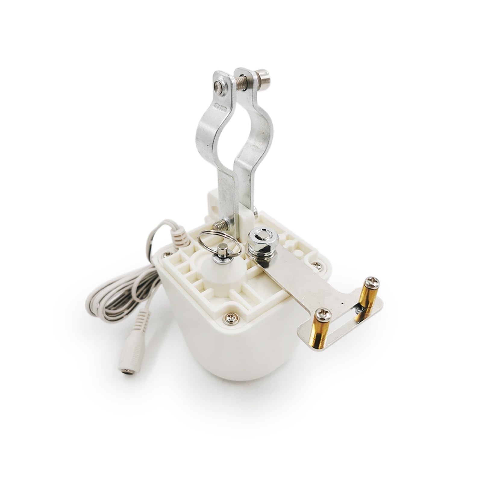 1/2 "Tuya Bezprzewodowy Manipulator Sterujący DN15 Gaz Woda WiFi Inteligentny Zawór SmartLife Odcinający Kontroler OszczęDność Wody(White)