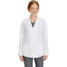 Healing Hands Felicity Full Sleeve Lab Coat For Women 4 Pockets | Minimalist Construction, Clean Silhouette, Mid Length, Easy Machine Wash Care, Everyday Healthcare Use