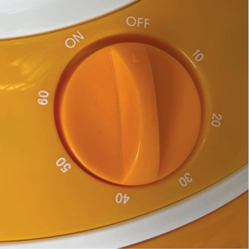 GLOBEX Stufa Alogena Apollo, Stufa a Parabola Elettrica Oscillante 1.000W, Diametro Parabola 46cm, 2 Livelli di Potenza, Tasto di Sicurezza Anti Ribaltamento, Timer Silenzioso 60 min