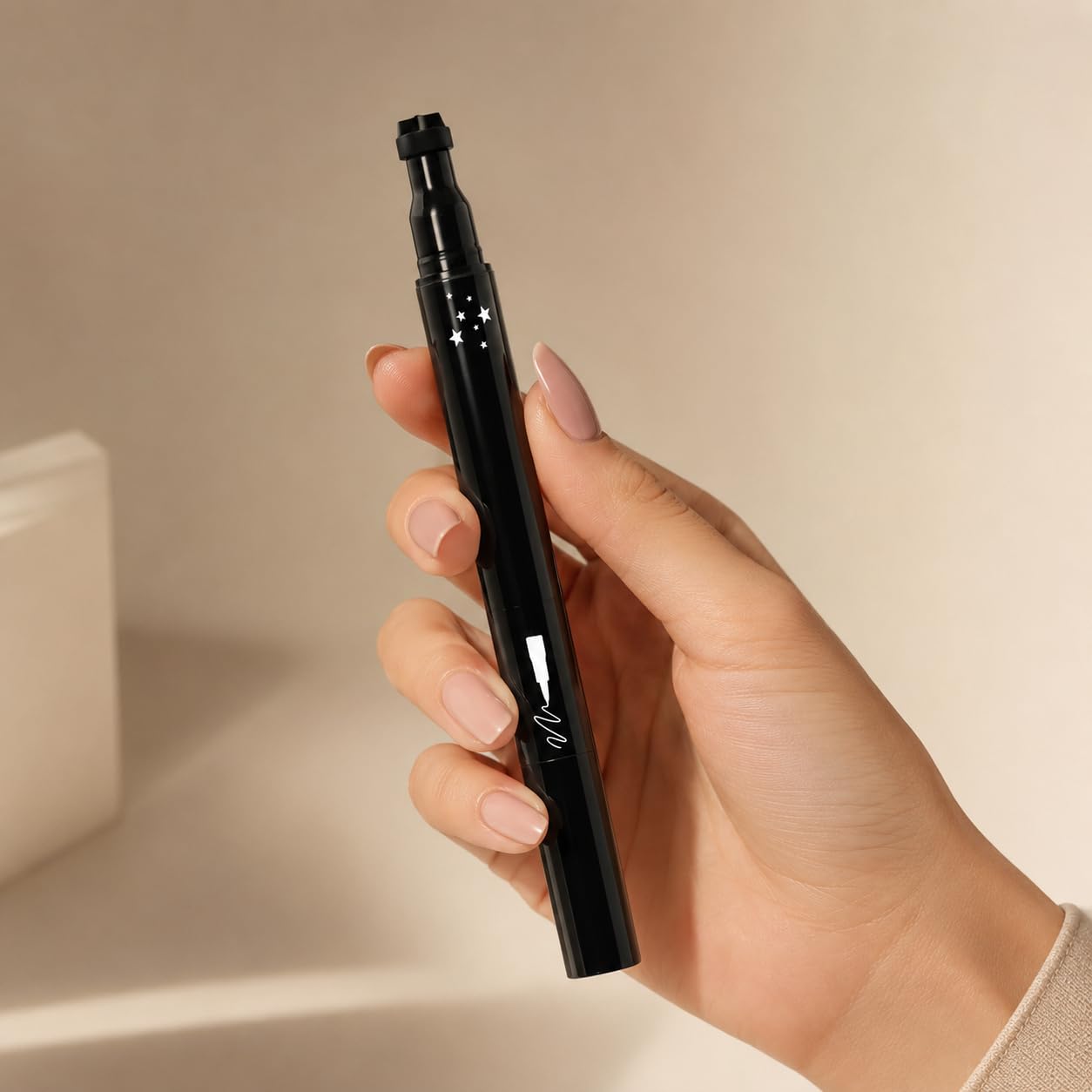 Black Liquid Eyeliner Stamp,Star Stamp Eyeliner Makeup,Double-Side Waterproof Eyeliner-image-12