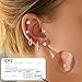 Hypoallergenic Flat Back Earring Sets for Multiple Piercing Sterling Silver Small Huggie Hoop Earrings for Women Surgical Stainless Steel FlatBack Silver Stud Earrings Trendy Cartilage Earring Stacks