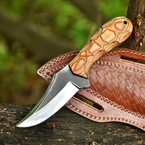 HM TRADING Cowboy Knife Pakawood