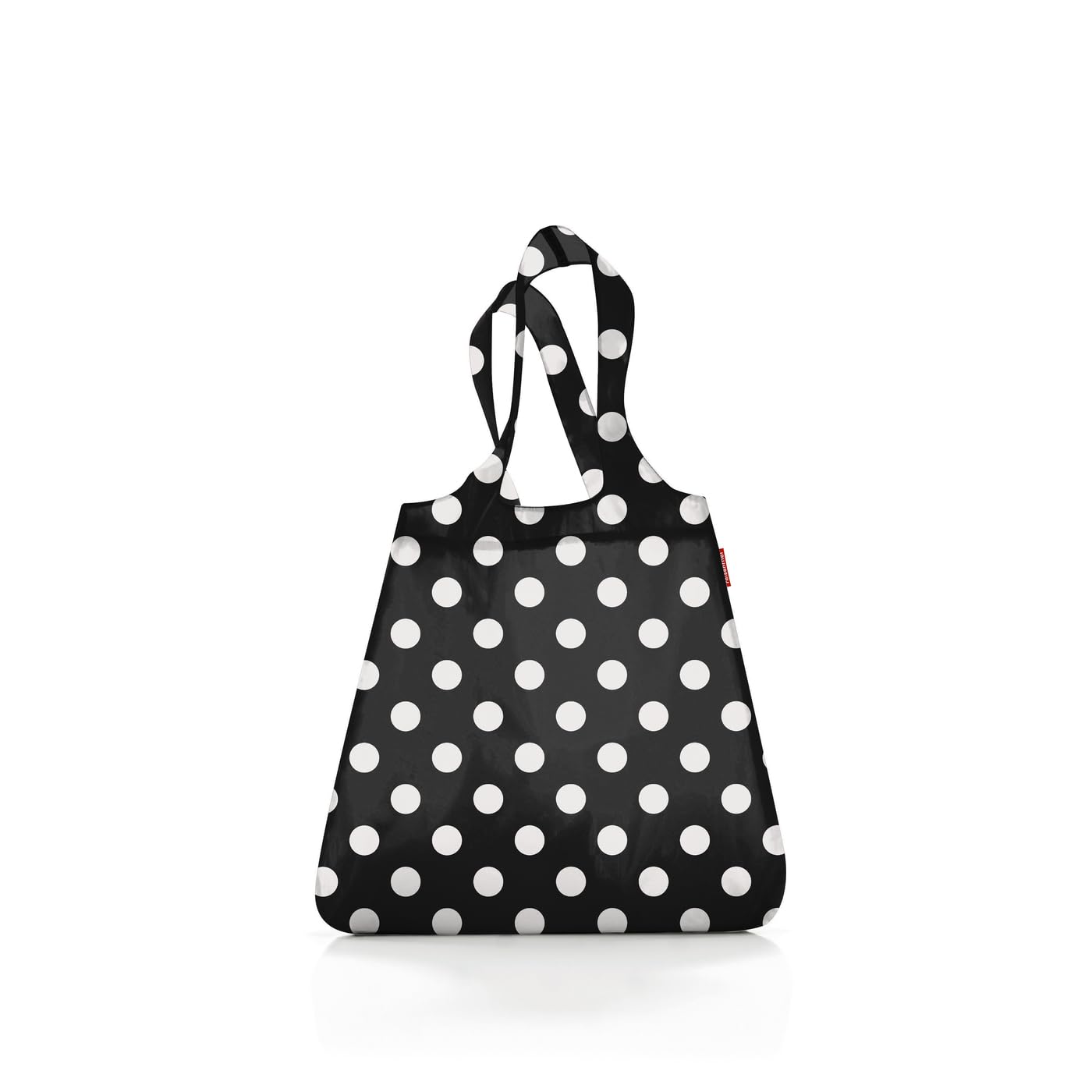 reisenthel mini maxi shopper - faltbarer kompakter Rucksack -wasserabweisend, Couleur:dots white