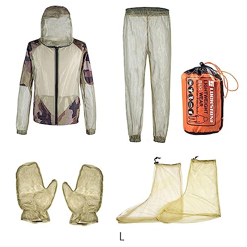 Chaqueta de malla con capucha y ropa de red con cremallera desmontable 3