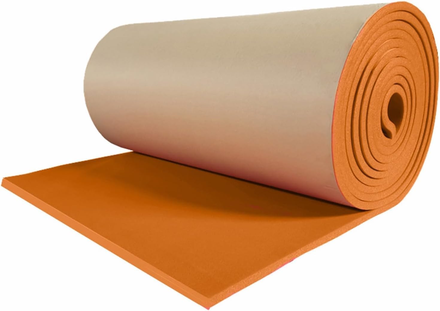 TIST Garage Wall Protectors, Foam Bollard Guards, DIY Workshop Indoor Stadium Fitness Room Wall Edge Guards(Orange-2cm,100cm)