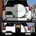T T-ABC New Smoked Taillight Compatible with 2010-2023 Lexus GX460 Tail Light GX400 Base Luxury Premium 2010-2020 Land Cruiser Prado 150 LC150 VX TX Rear Lights Accessories Animation Replacement (T1S)