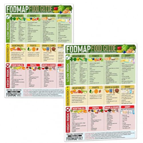 Image of Lone Star Art FODMAP Food Guide - IBS-Friendly Diet Poster & Chart, Safe Foods List, Digestive Health Guide, Dietary Restriction Nutrition Reference (Magnetic Sheet Poster 2 Pack, 8.5 inch x 11 inch)
