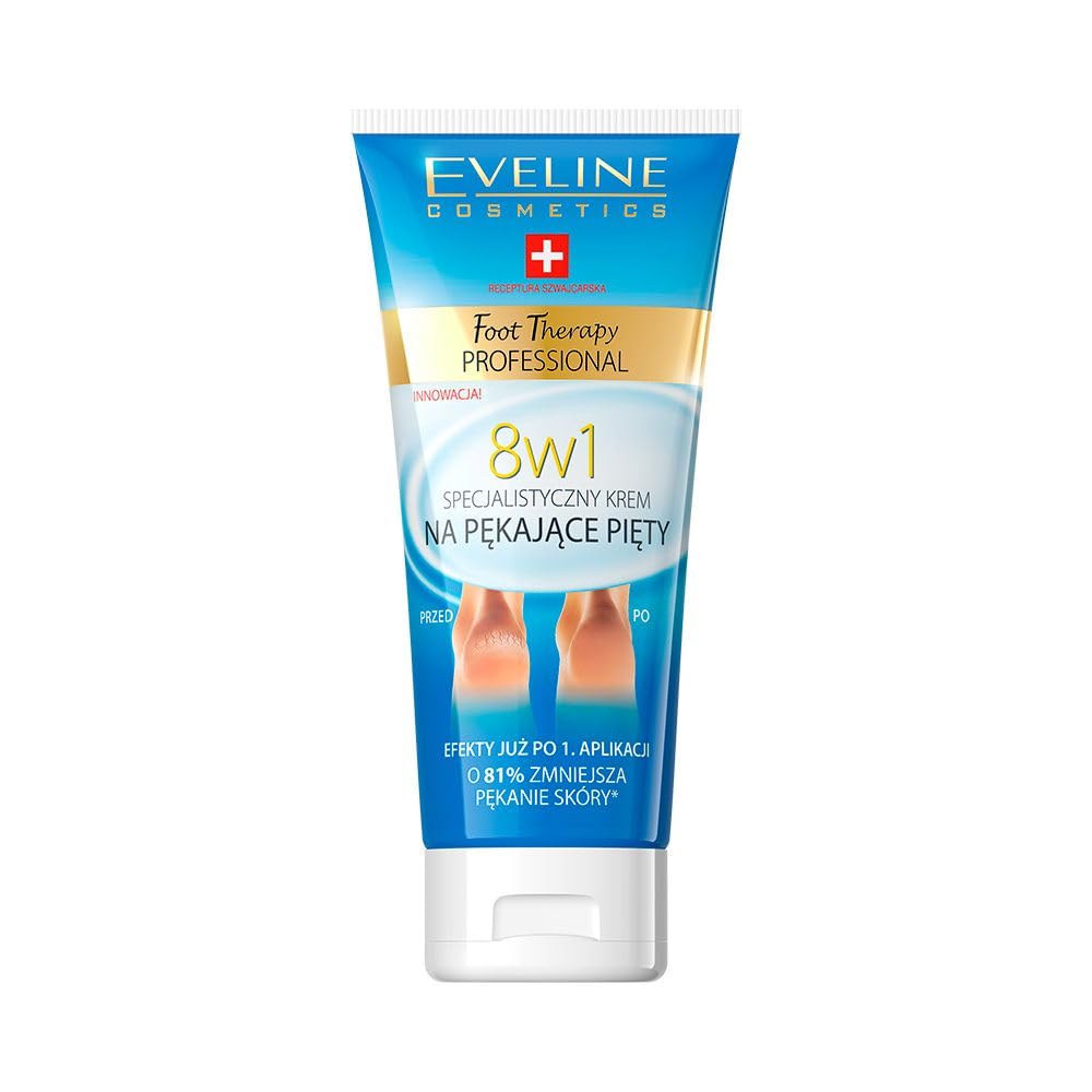 Eveline Cosmetics Foot Therapy Cream For Cracked Heels 8-In-1 100 Ml