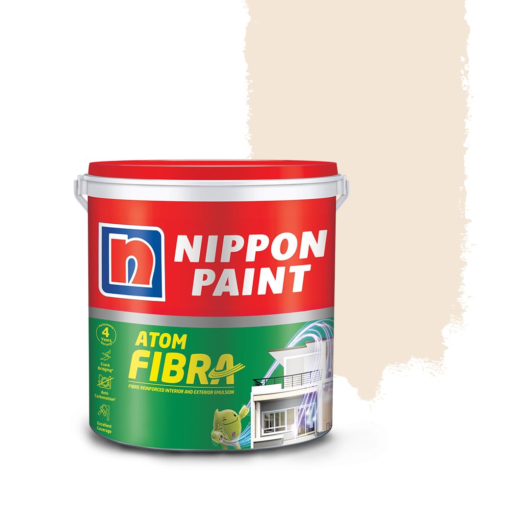 Nippon Paint Atom Fibra 2 In 1 Interior & Exterior Emulsion 10 L Off White (Bare) (B0C5CYB47R) Amazon Price History, Amazon Price Tracker