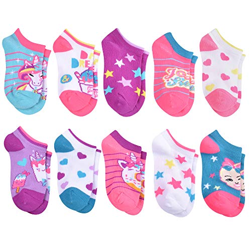 JoJo Siwa Girls' No Show Socks