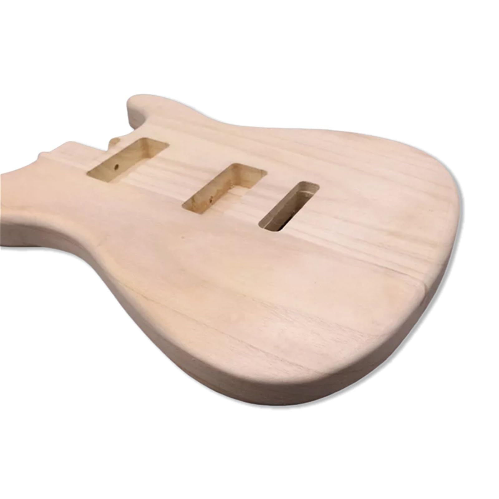 Gitara Elektryczna DIY Z Drewna Paulowni Półprodukty Do Instrumentów Zestaw Samodzielnego Montażu Korpusu Gitary