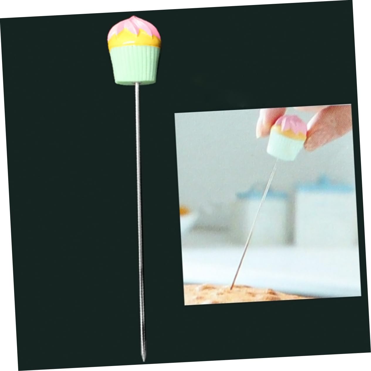 GRIRIW Upgrade Your Baking Game Cake Testing Needles Stainless Steel Baking Tools