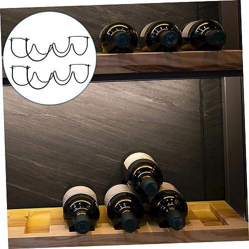 Soporte para Botellas de Vino Negro Garneck de Hierro miniatura 2