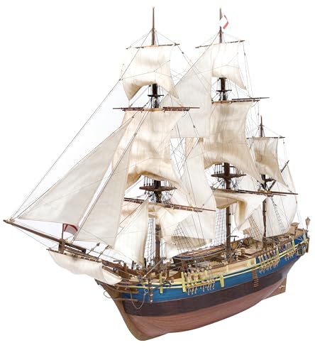 OcCre HMS Bounty 1:50 Scale Wooden Ship Construction Model 14006 Adult Assembly Required (Model Only - No Paint)