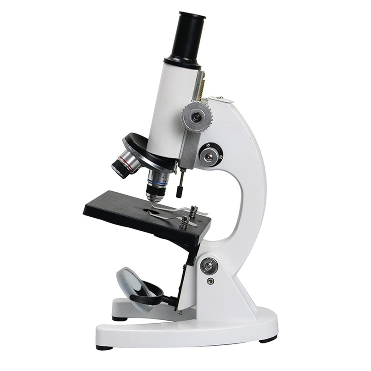 Kit di accessori per microscopio 4. 0X-2000X Microscopio biologico laboratorio con 5 pezzi di vetro Microscopio Vetrini Preparati Vetrini per microscopio ( Color : Standard , Magnification : 1600X )