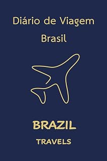 Brazil Travels: Pocket-sized Travel Diary, 4x6 inches, 50 Pages, Premium colour interior with white paper – Perfect for Recording Your Adventures On the Go