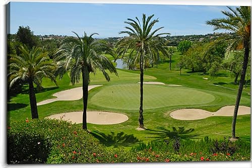 Golf Marbella Spain Golf Course Málaga Province Canvas Wall