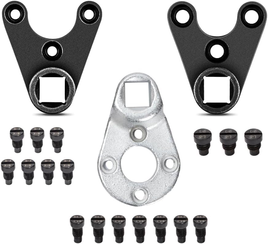 Outboard Trim Tilt Pin Wrench Set (MT0004 & MT0006 & MT0009) - Hydraulic Cylinder Cap Remover Tool Kit for Yamaha Suzuki Johnson Evinrude - Replaces YB-06175-1A YB-06175-2B - 42CrMo Steel