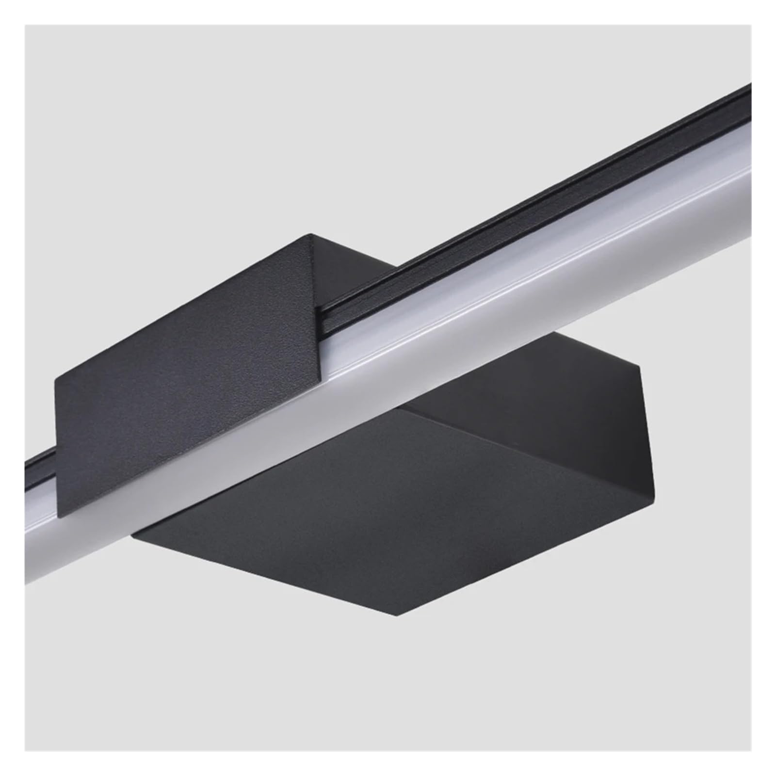 Luci Esposizione Per Quadri Lampada Da Parete A LED For Bagno, Luce Da 40 Cm A 55 Cm, AC85-265 V, Moderna, Da Interno, Con Specchio, Nero E Bianco.(White,Warm White,55CM 10W)