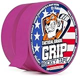 D-Xam Hockey Tape Pink Grip Tape - 2 Roll Strong Multipurpose Adhesive Goon Tapes, 1 Inch - for Sports, Lacrosse, Handles, Tools, Pullup Bars