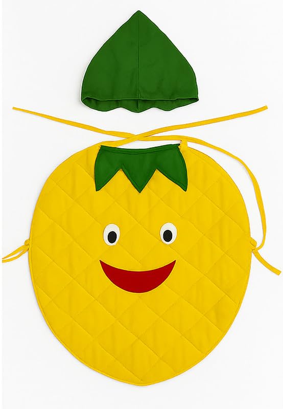 Image of FancyDressWale Fruit & Vegetable Fancy Dress Costume for Kids | Free Size 2-10 Years | School Fancy Dress, Stage Shows, Theme Parties