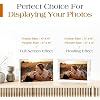 TWING 3 Pack 4 x 6 Acrylic Frame,Acrylic Picture Frames Horizontal Magnet Double Sided 4x6 Picture Frame,10+10MM Thick Clear Frameless Desktop Display Magnetic Block Photo Frame Gift Ideal