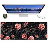 ainori Gothic Bat & Rose Gaming Mouse Pad