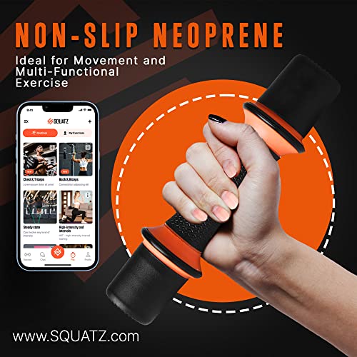Image of Squatz Adjustable Dumbbell Set 70-140LB Adjustable Dumbbells For Home Gym, Anti-Slip Handle With Heavy‑Duty Plates, Exercise Fitness Dumbbells For Home Gym Strength & Weight Training