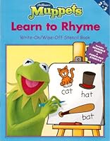Learn to Rhyme (Jim Henson's Muppets) Write-On/Wipe Off Stencil Book 159226221X Book Cover