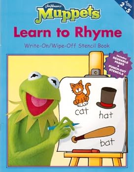 Unknown Binding Learn to Rhyme (Jim Henson's Muppets) Write-On/Wipe Off Stencil Book