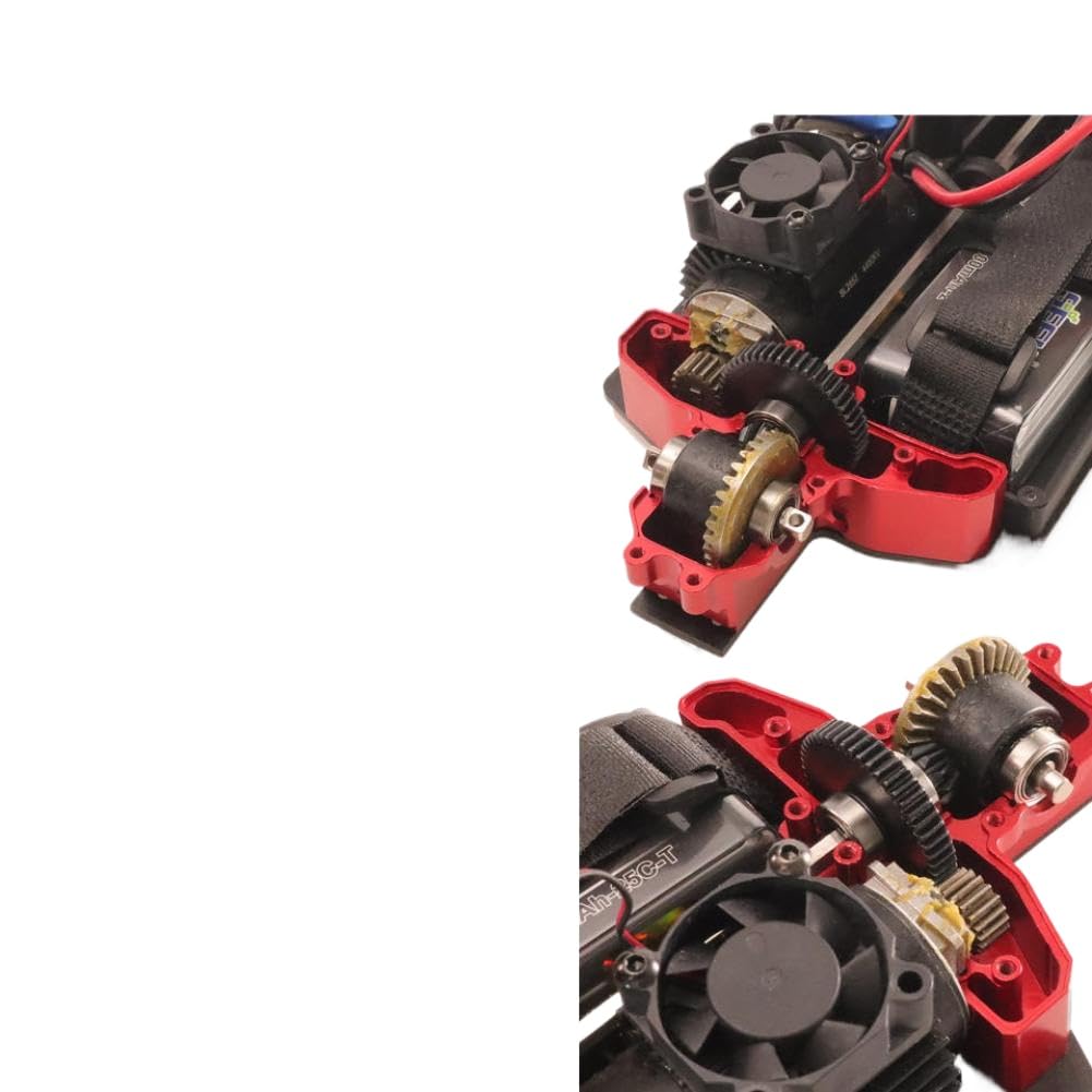 Engranaje impulsor de engranaje reductor de acero Compatible con coche de Control remoto proporcional 1/14 y 1/16