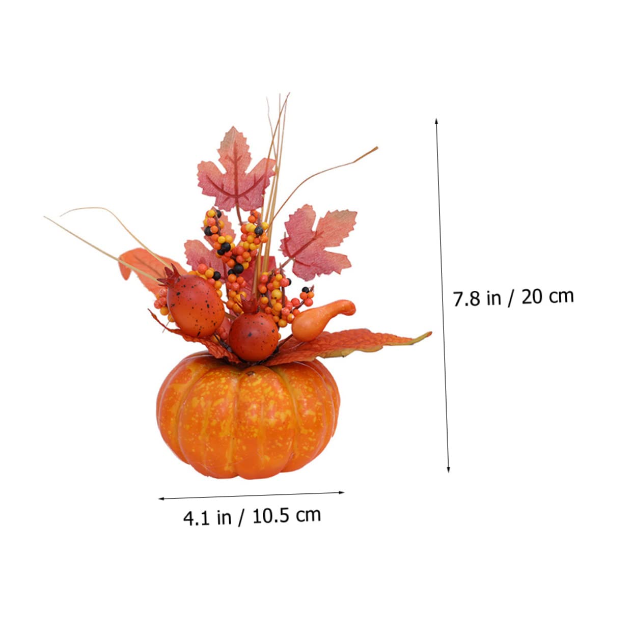 GALPADA 5stücke Künstlicher Kürbis Dekoration Für Erntedankfest Und Halloween Design Leicht Und Platzsparend Für Innenräume Und Fotografie-Requisiten