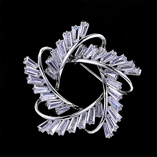 Broche de Corsage pour Femme Accessoires Bijoux Pull Châle Vêtements Brillants