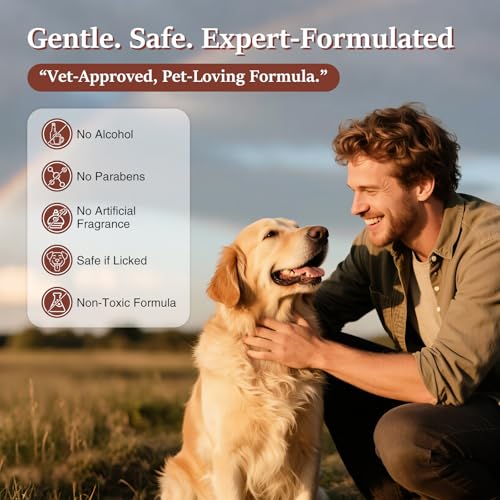 Image of Dog & Cat Fur Oil & Coat Conditioning Spray - Leave-In Detangler & Conditioner Reduces Shedding with Coconut & Jojoba Oil - Natural,Alcohol-Free - Soft, Shiny Fur for Doodles, Poodles & Toy Breeds