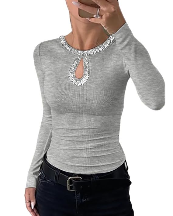 Ninimour Women Long Sleeve Shirt Going Out Top...