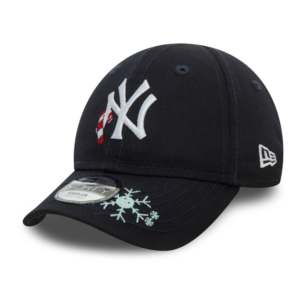 New Era Black 9Forty Tod Icon Ny Yankees Capera Kids - Cap Baseball With Peak, Hook-And-Loop Closure, Closure Autumn-Winter Winter - Toddler (49-51 Cm) Navy