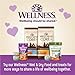 Wellness Kittles Crunchy Natural Grain Free Cat Treats, Salmon & Cranberries Recipe, All Life Stages, 2-Ounce Bag