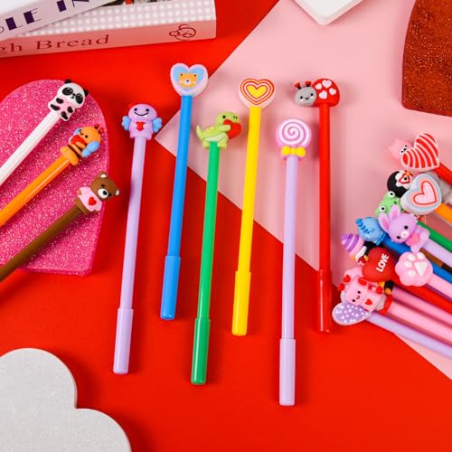 Bolígrafo Gel LiYiQ 50 Pzs Diseño Animal Día San Valentín miniatura 7