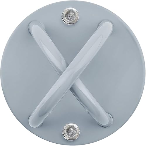 Miniatura 5 de 2 piezas de anclaje de cuerda de batalla para correas de suspensión, soportes de montaje de techo para columpio de yoga para anillos de gimnasia,