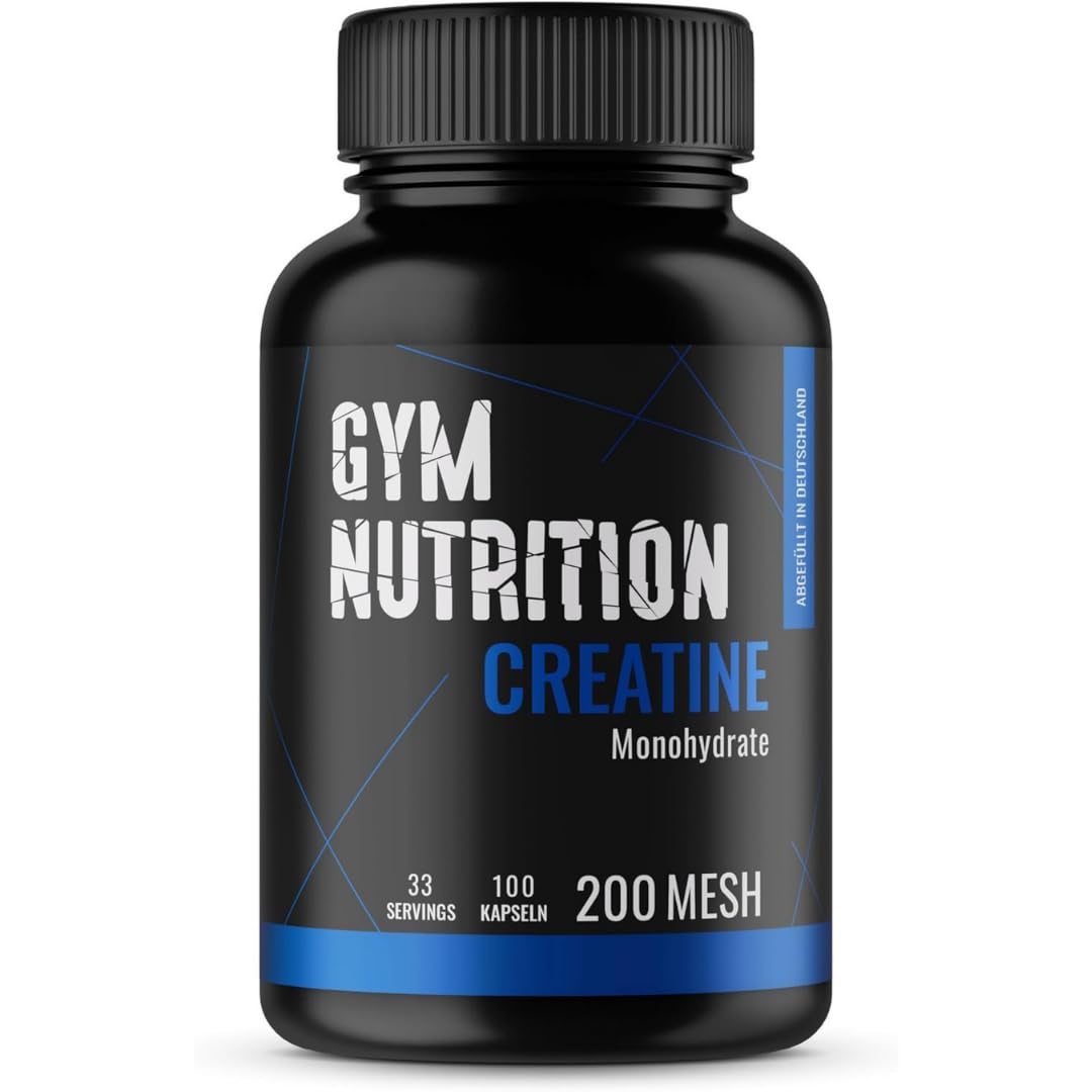 INLEAD Creatine Monohydrate Kapseln - Reines Kreatin Für Muskelaufbau 90 Veggie Kapseln