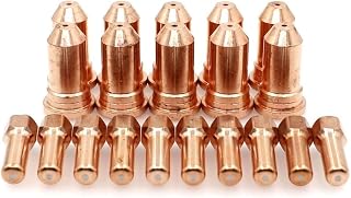 10pcs 061006 Nozzle Tips & 10pcs 220842 Plasma Electrodes Fit Ref:MT52556 WSP-061005 Plasma Cutting Torch Consumables
